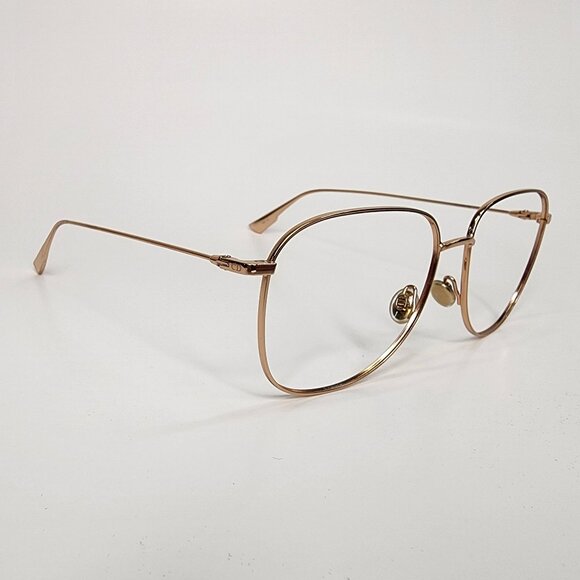 New Christian Dior Eye Glasses Gold Color Frames DDB 145 - Picture 3 of 10
